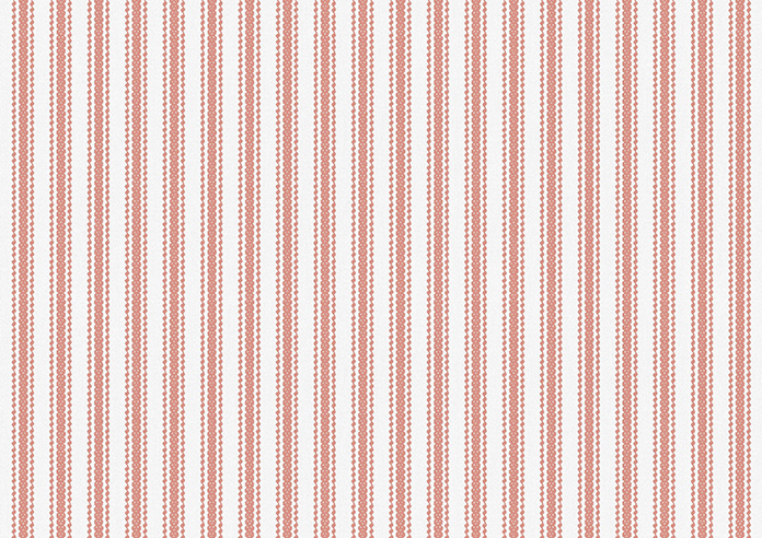 Lace Stripes, Coral - Roman Blind - Image 7